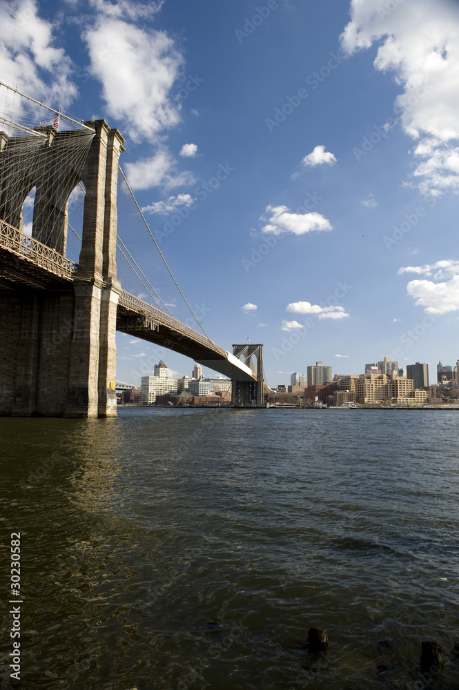 Obraz premium Brooklyn Bridge, New York, NY