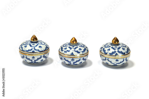 three benjarong photo