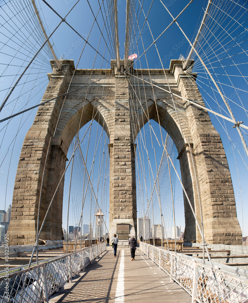 Fototapeta premium Brooklyn Bridge, New York, NY