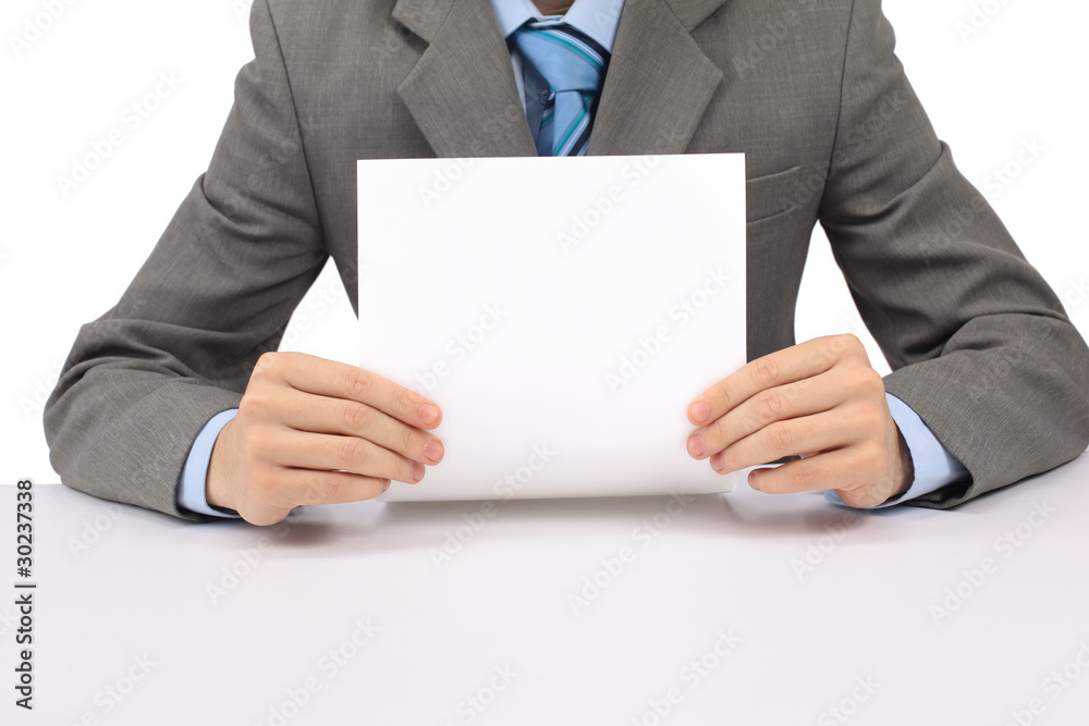 handsome businessman holding a whiteboard and handsome businessman holding a whiteboard and
