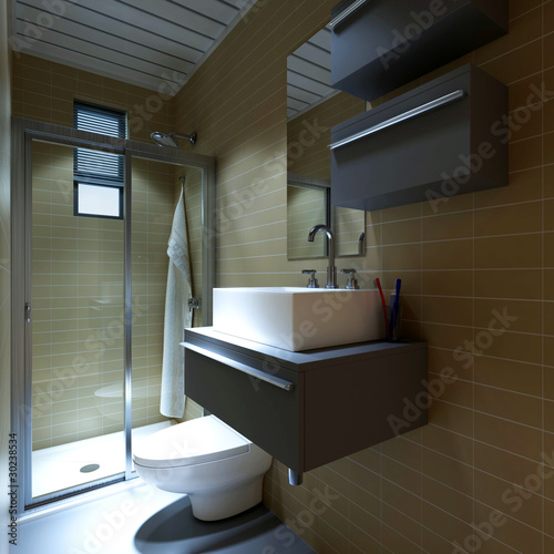 rendering bathroom photo