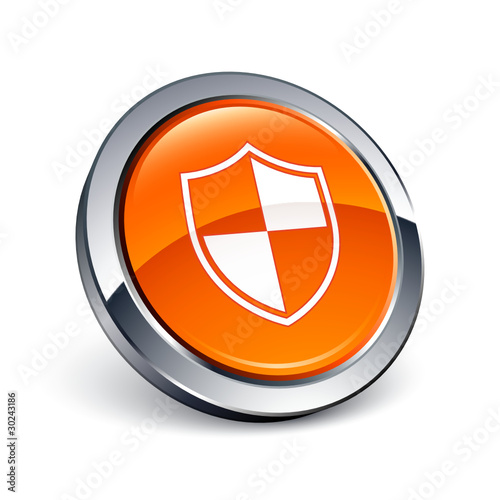 icône bouton internet bouclier protection sécurité