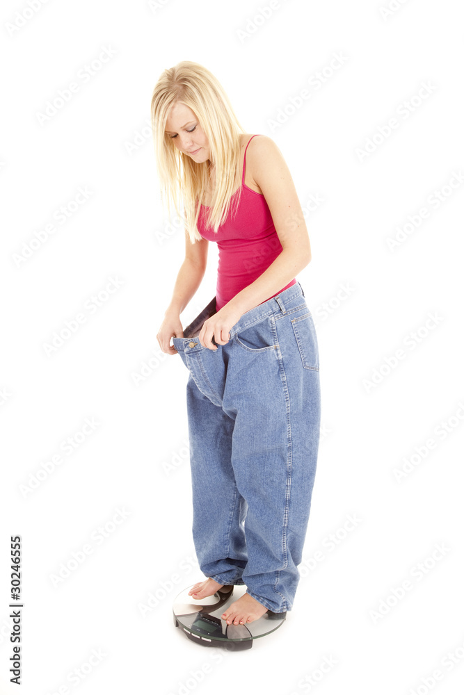 Big pants scales look down Big pants scales look down