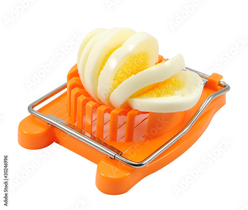 isolated egg slicer