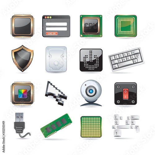 computer parts set