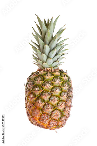 Pineapple on white isolated background