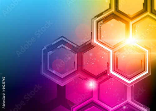 Fototapeta Naklejka Na Ścianę i Meble -  Technology Background Design