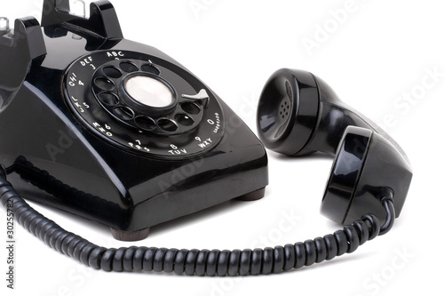 Old Vintage Telephone Off the Hook