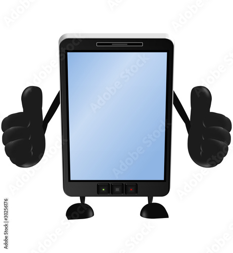 beide Daumen hoch - Handy