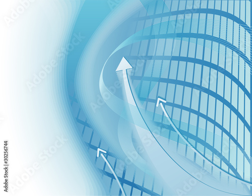 Abstract business background with arrows