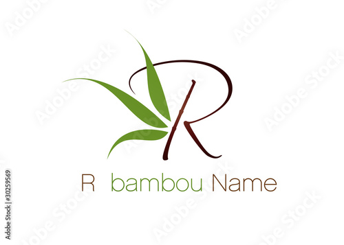 logo feuille de bambou
