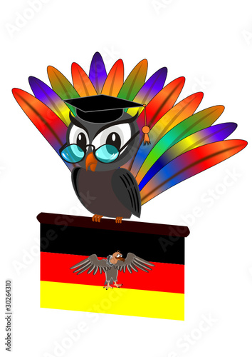 der Vogel mit den falschen Federn