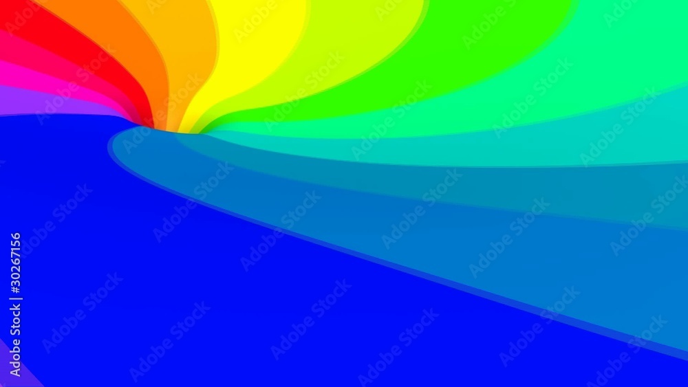 3D Regenbogen Strudel Video 01