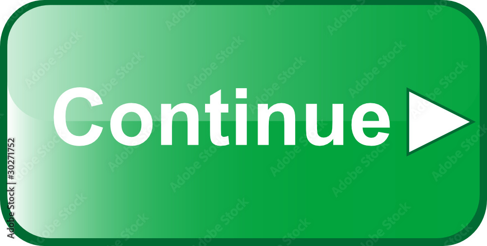 CONTINUE web internet Button isolated on white