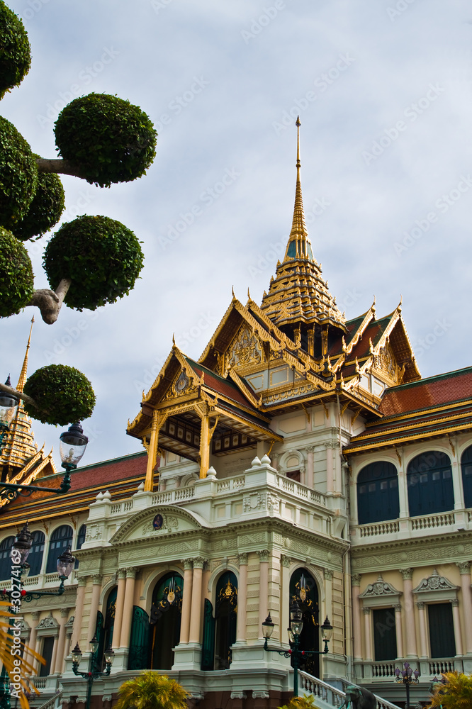 Fototapeta premium Bangkok Grand Palace, next to Wat Phra Kaew temple,Bangkok-Thail