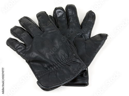 pair of leather gloves