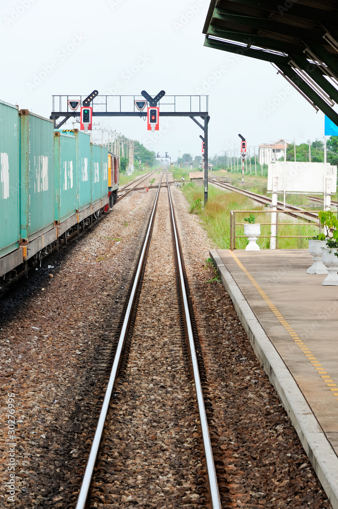 Fototapeta premium Cargo train