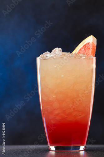 Fresh coctail with grapefruits