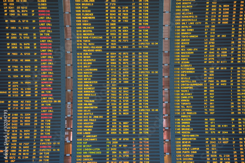 Photography Departures in Airport