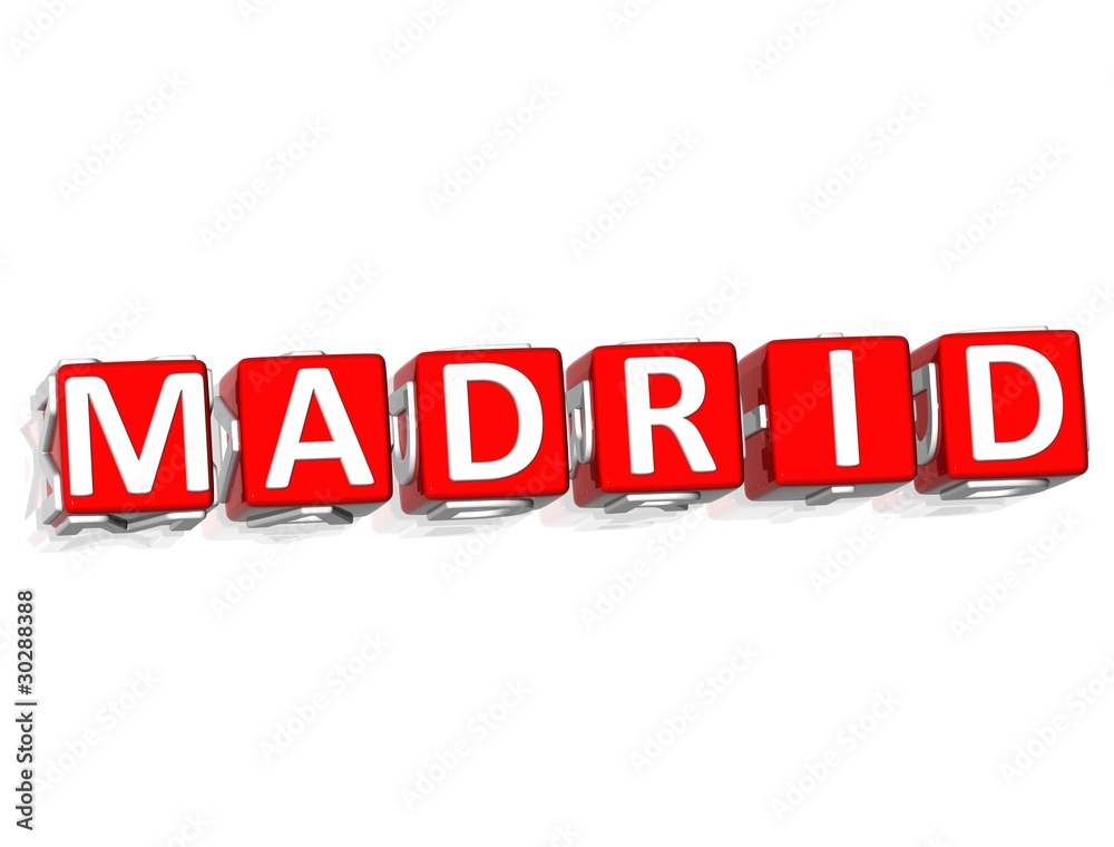 Madrid Block text Madrid Block text
