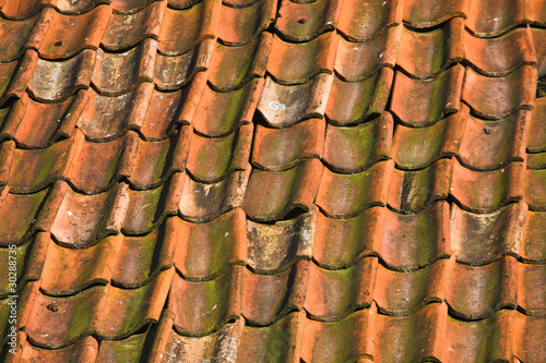 Tiled Roof Close Up
