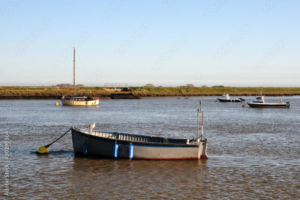 Boats at Orford Ness
