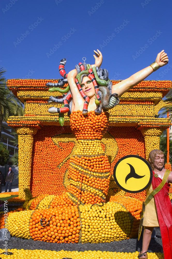 Fototapeta premium Fête du citron de Menton 2011