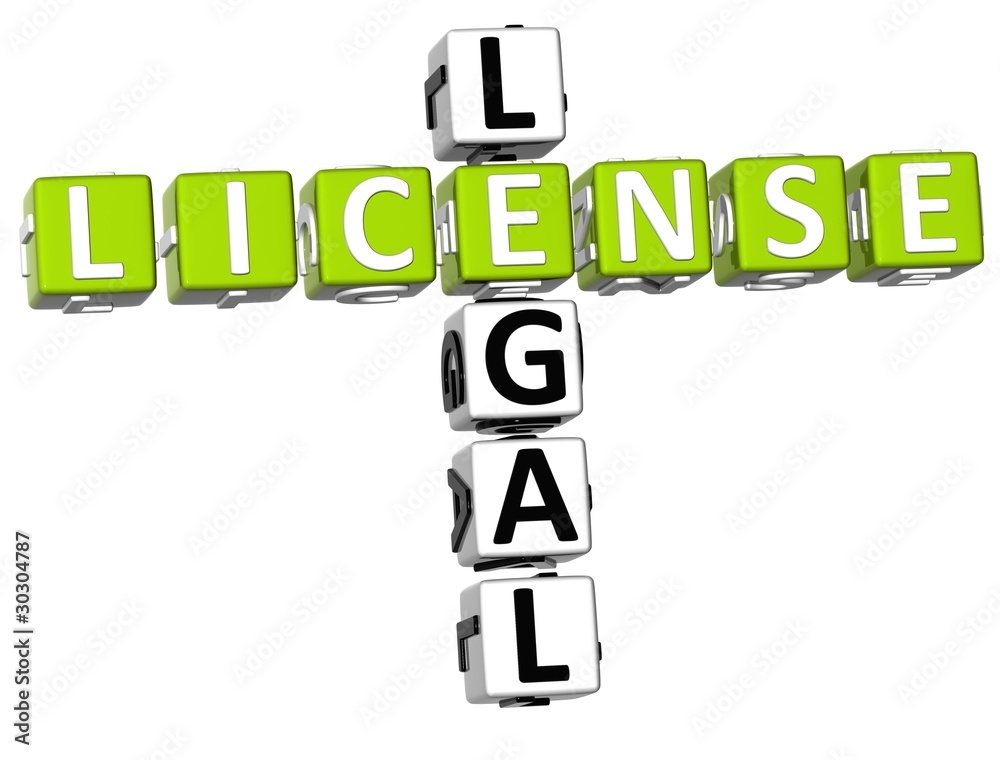 Legal License Crossword Legal License Crossword