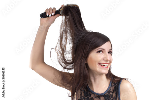 Combing of hair