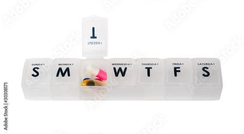 Canvastavla Pills for one day in weekly box