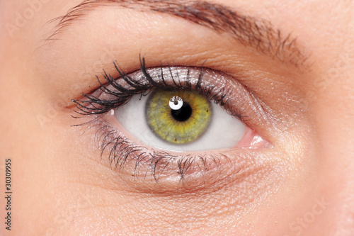 Φωτογραφία Womans's green eye