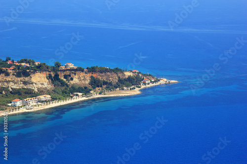 Aerial view on Zakynthos Greece © Netfalls
