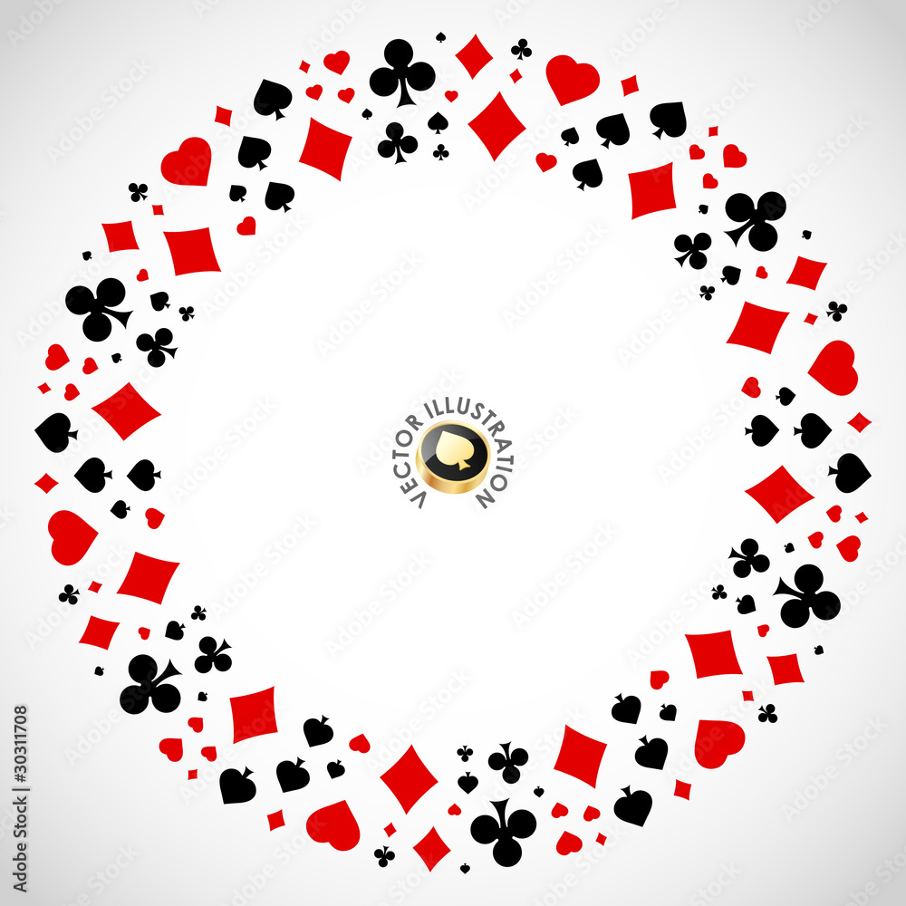 Vector frame of card symbolic. Vector frame of card symbolic.