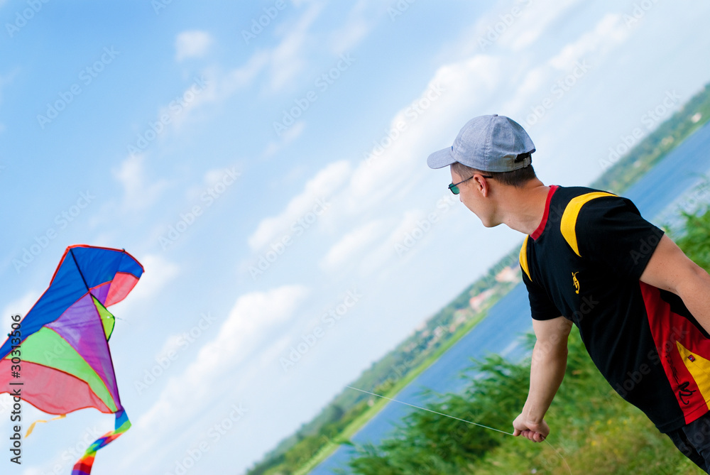 Naklejka premium kite