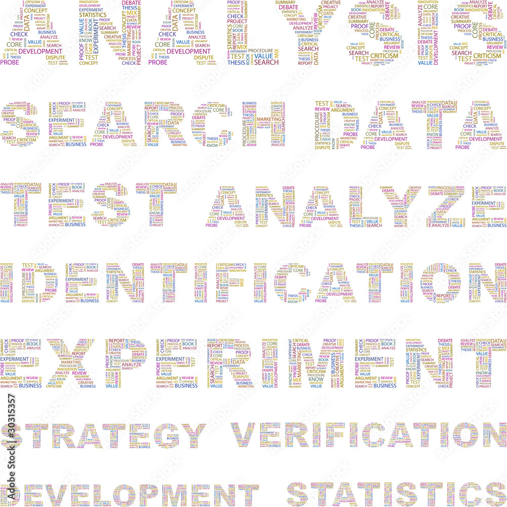 ANALYSIS. Vector illustration with association terms. ANALYSIS. Vector illustration with association terms.