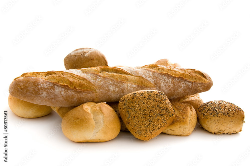 Brötchen und Baguette Brötchen und Baguette