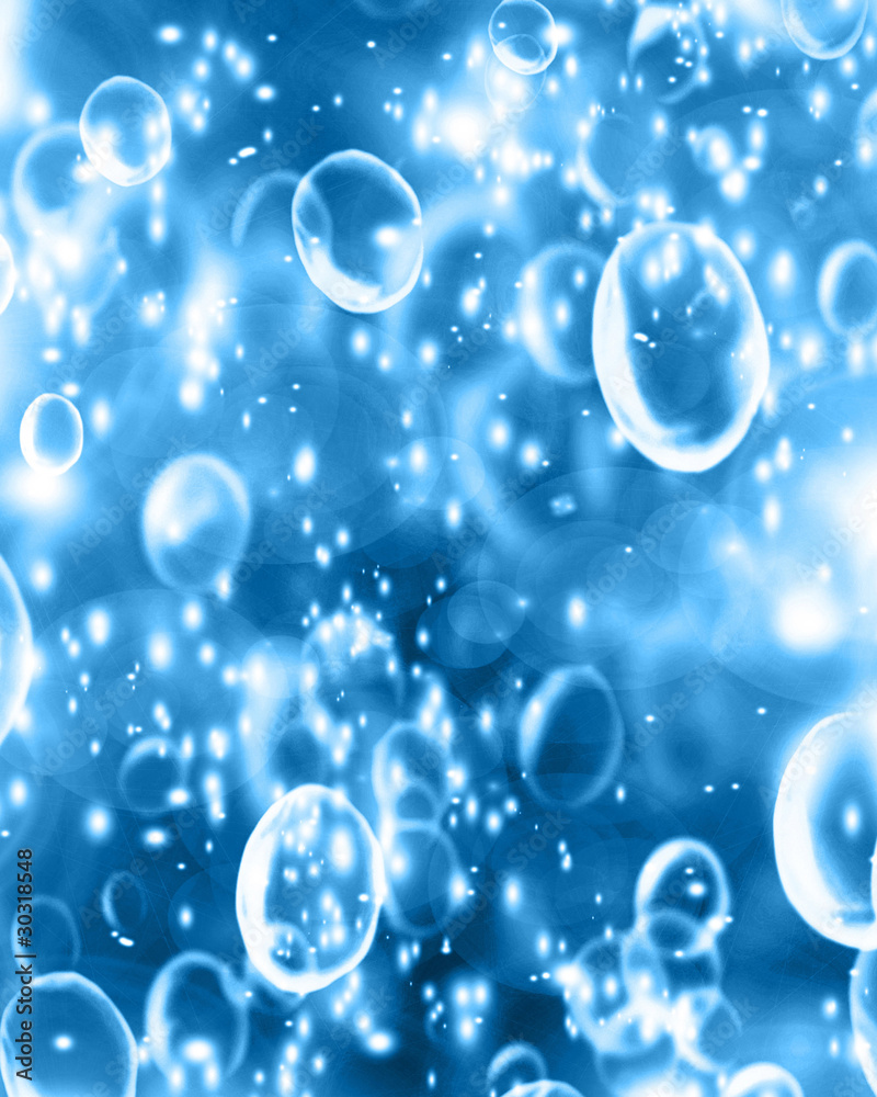 Blue bubbles