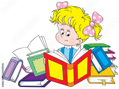 Reading girl