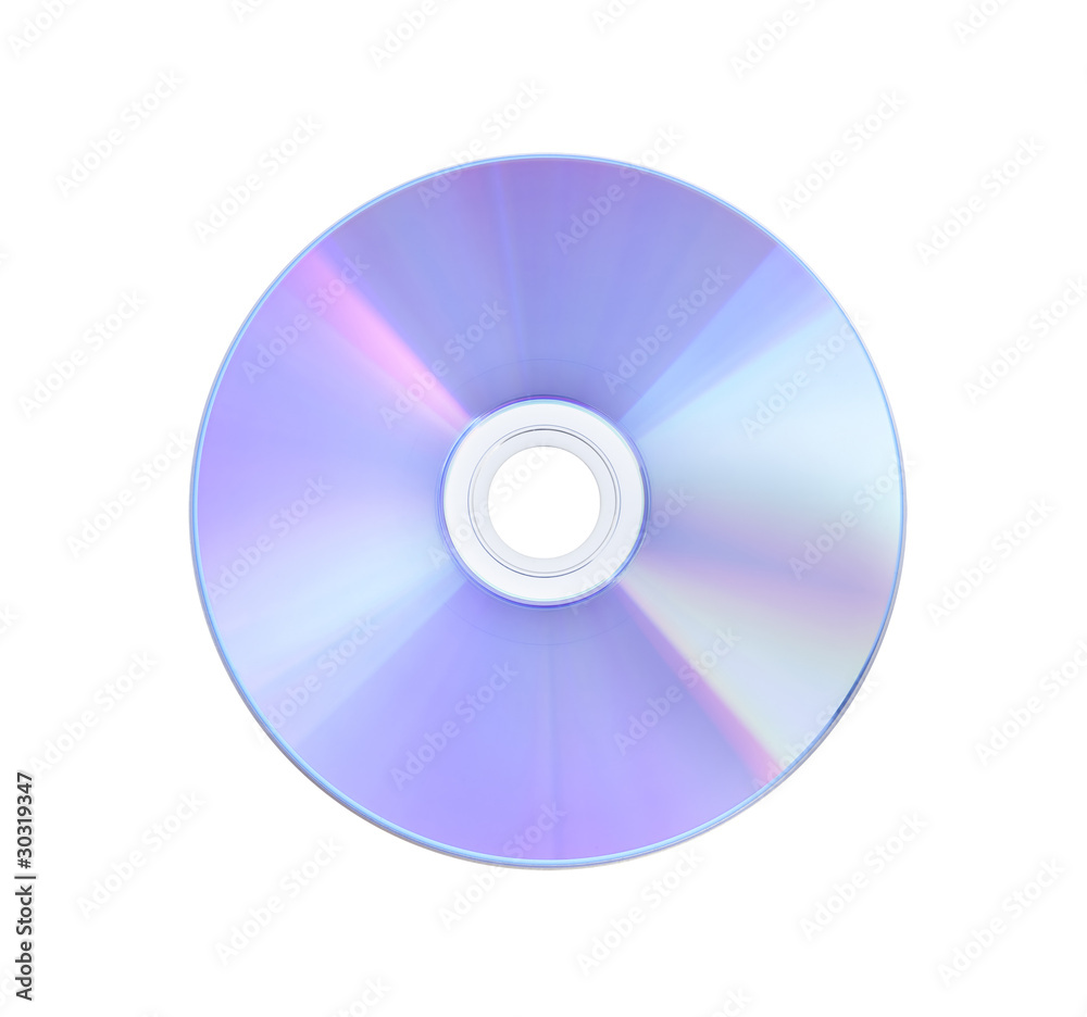 CD isolated on White Background with Clipping Path CD isolated on White Background with Clipping Path
