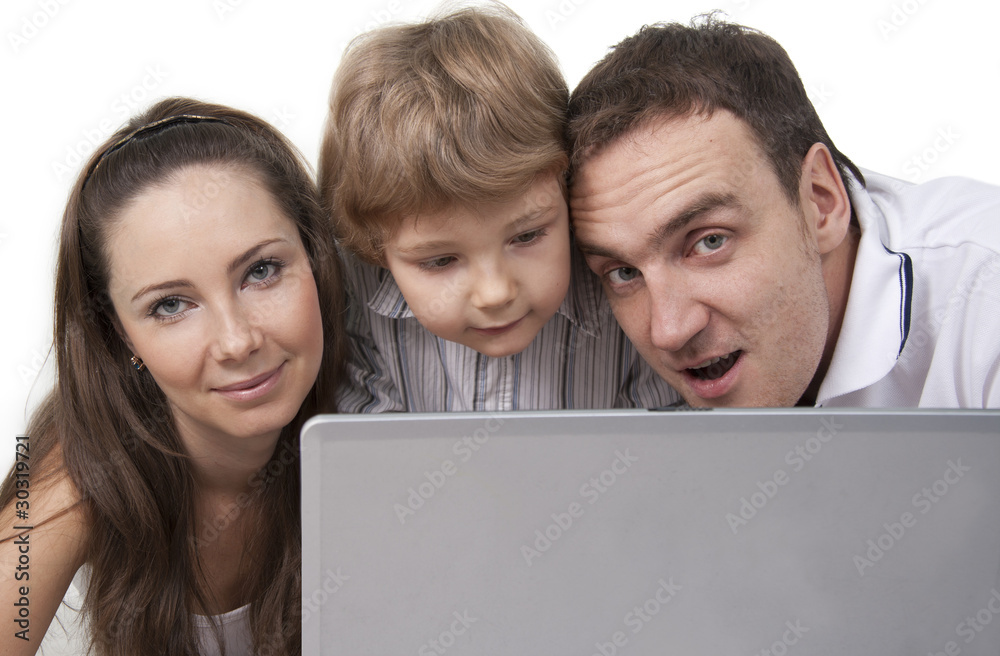 family and computer