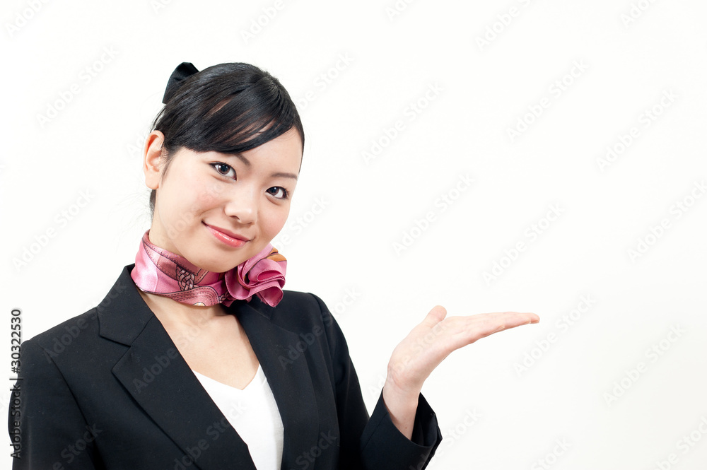 a portrait of beautiful businesswoman showing a portrait of beautiful businesswoman showing