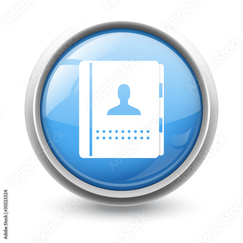 Symbole glossy vectoriel contacts 01