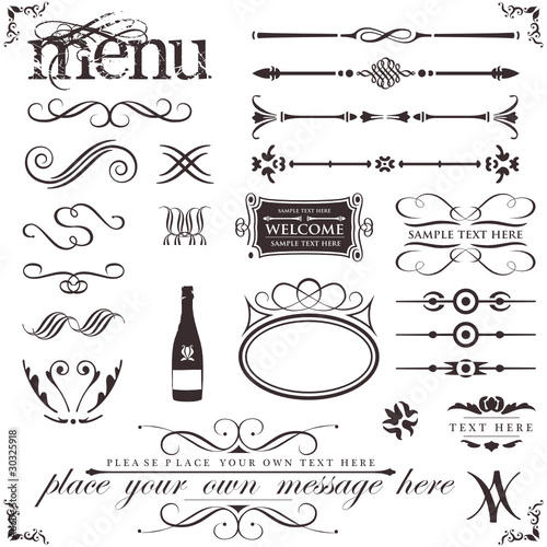 design elements & page decoration