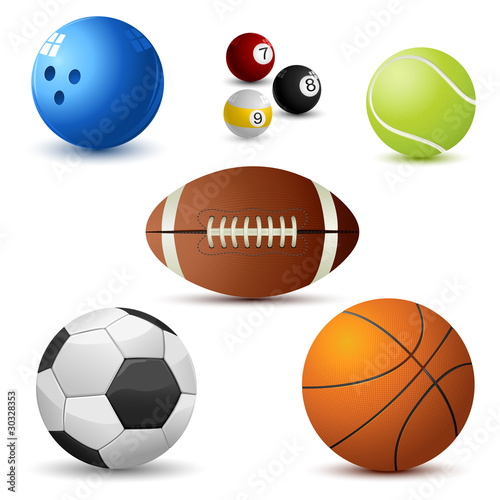 Set of Sports Ball