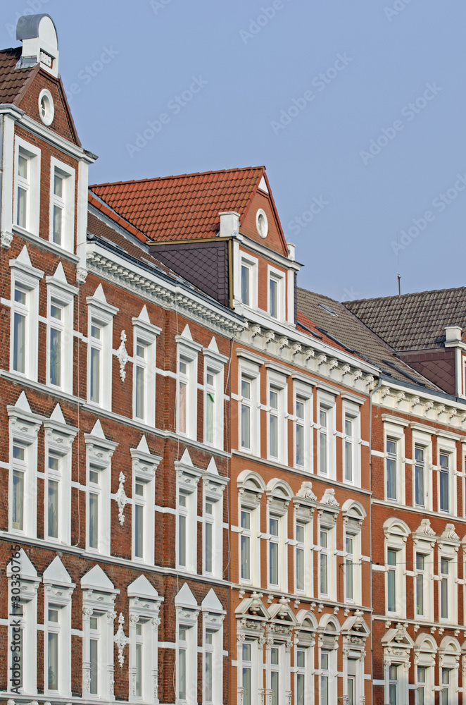 Fototapeta premium Jugendstilgebäude in Kiel, Deutschland