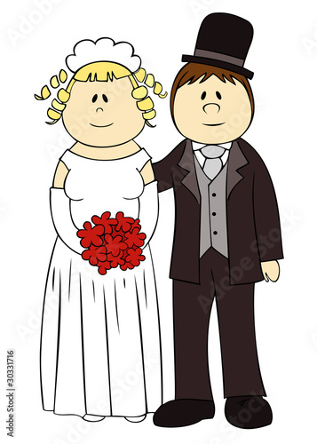 Wedding couple.