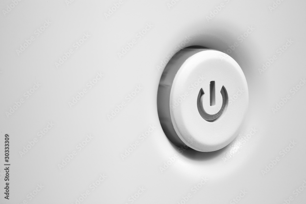 Power button white Power button white