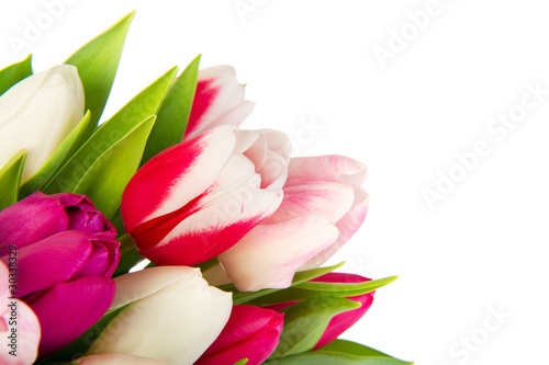 Fototapeta Naklejka Na Ścianę i Meble -  Colorful bouquet tulips