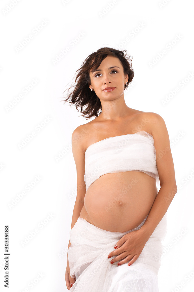 beautiful pregnant woman in white clothes beautiful pregnant woman in white clothes