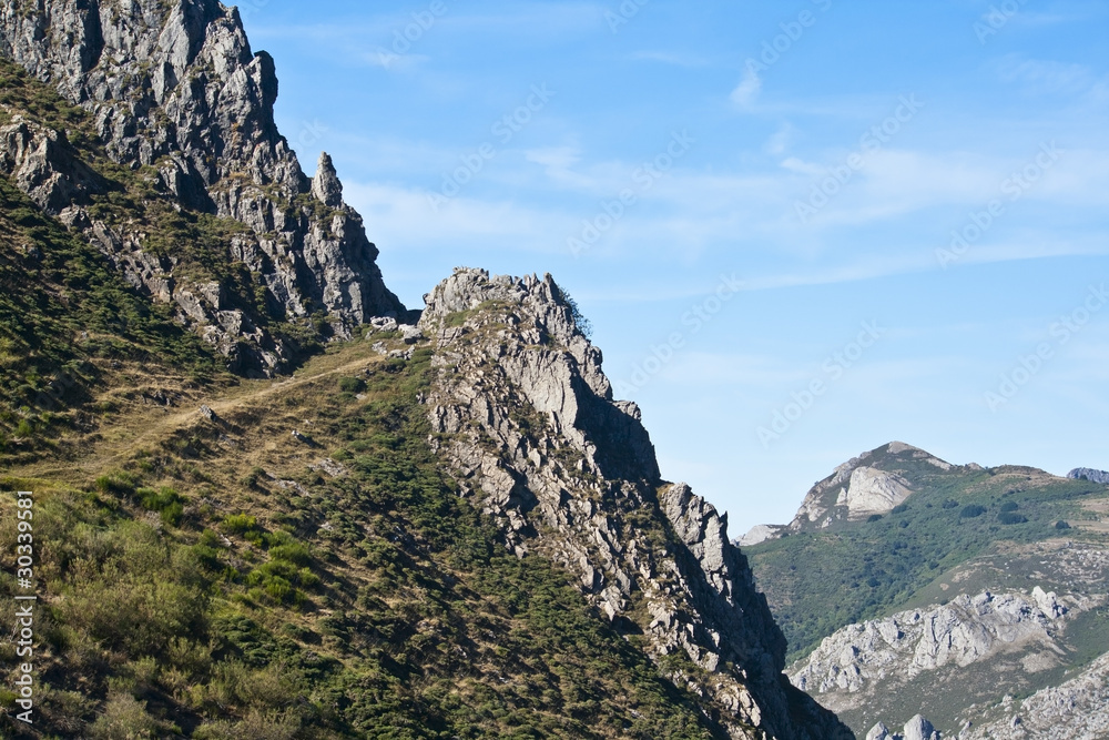 Naklejka premium Picos de Somiedo